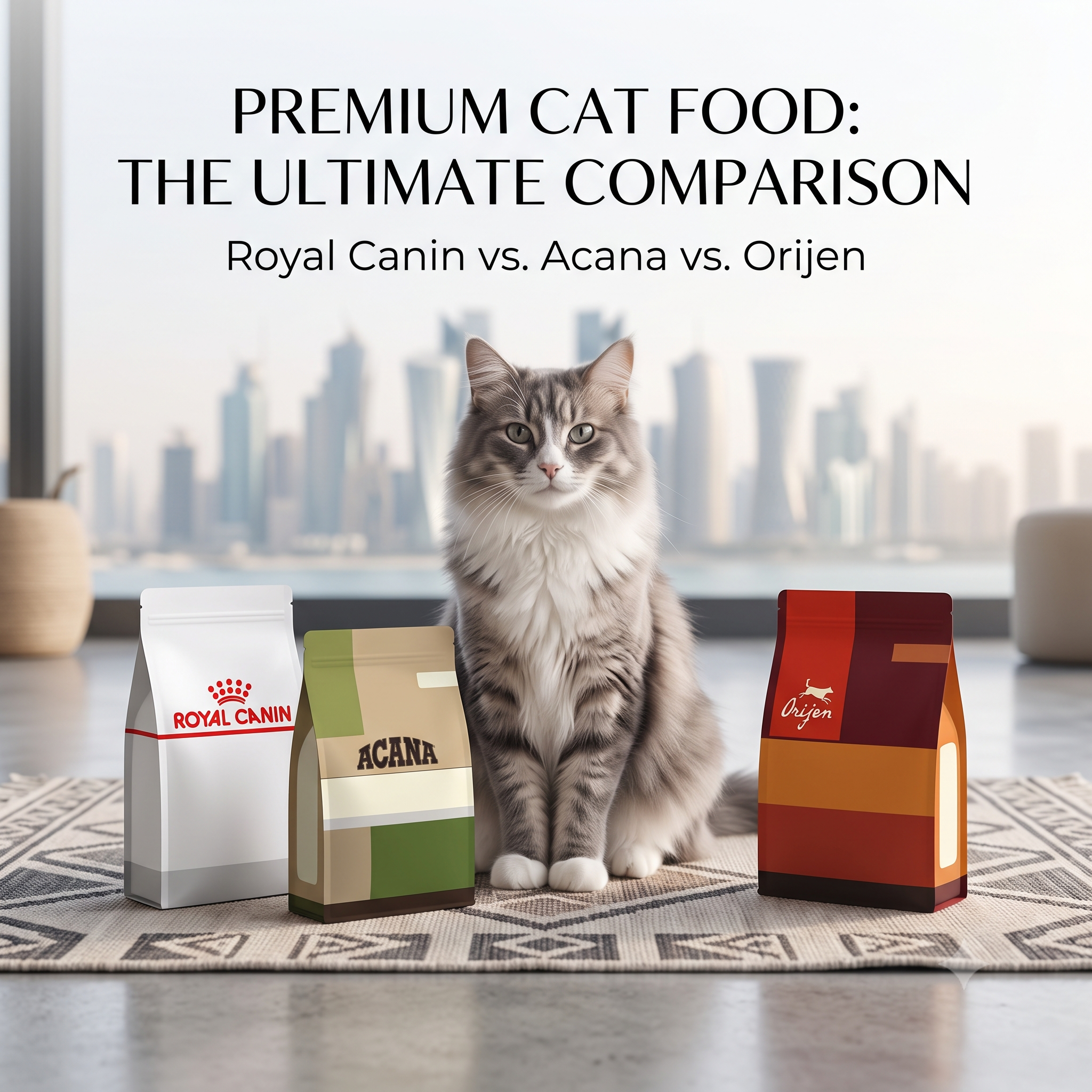Royal Canin vs. Acana vs. Orijen: Which Premium Pet Food is Best for Your Cat?