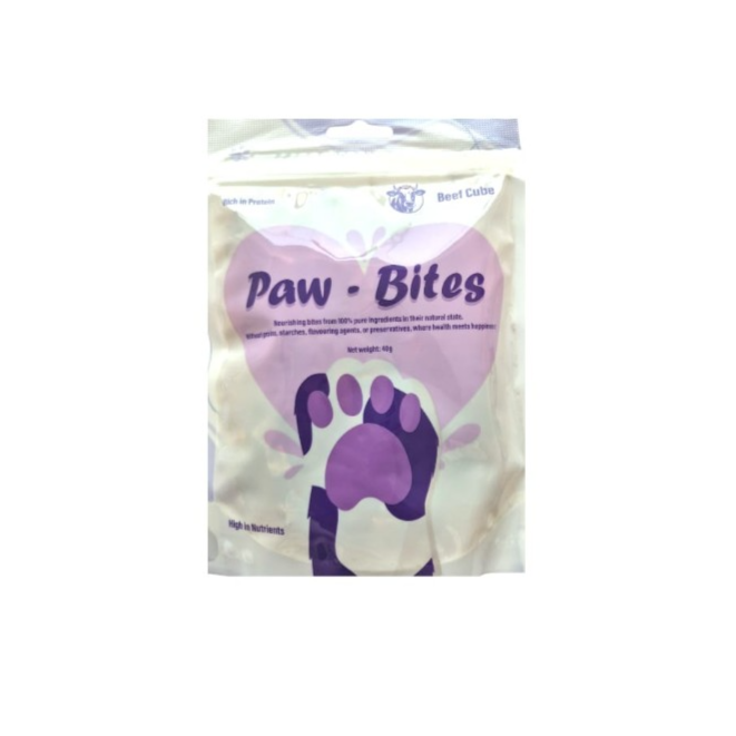 Paw Bites Beef Cubes 40g