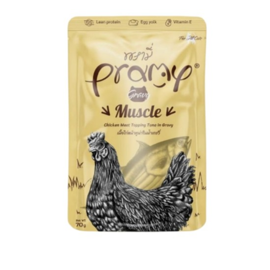Pramy Funtional Muscle Chicken topping Tuna 70g