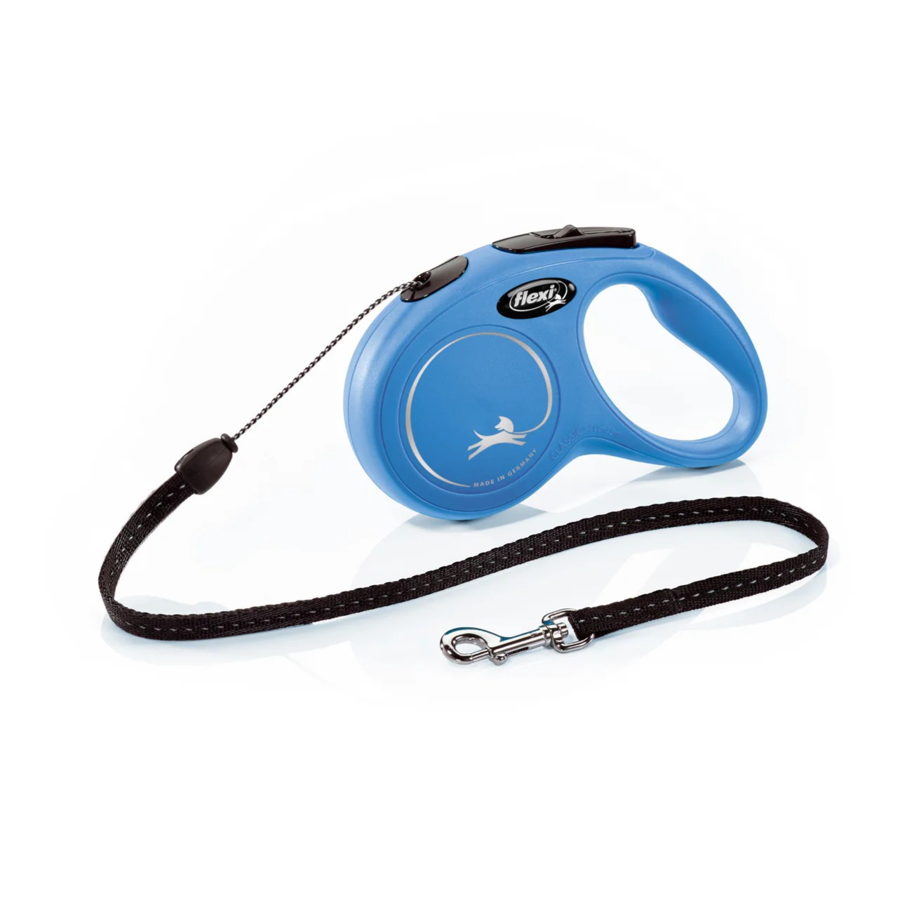 Flexi Retractable New Classic Cord Lead Blue, Small, 5m