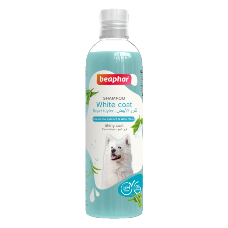 Beaphar Shampoo Green Tea and Aloe Vera for White Coated Dogs 250 ml