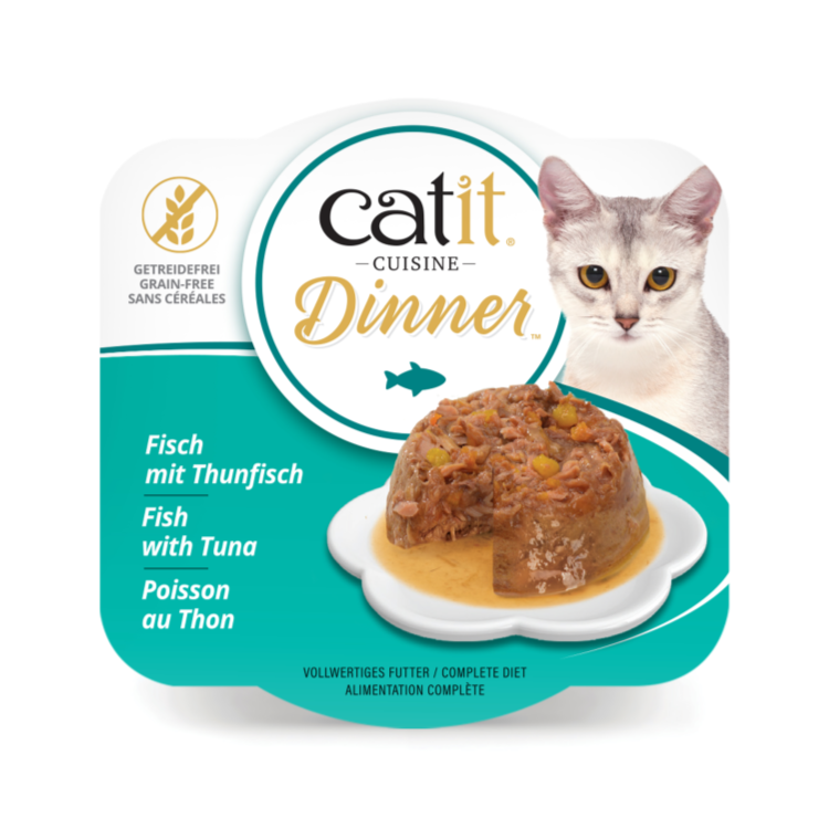 Catit Fish Dinner, Tuna & Carrot 75g x 6 pcs