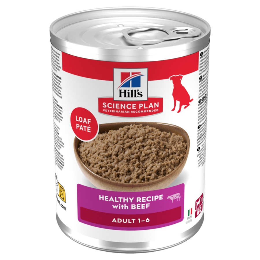 Hills Adult Dog Wet Food With Beef 370g