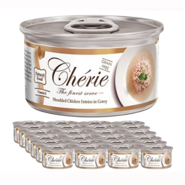 Cherie shredded chicken in Gravy 24x80g