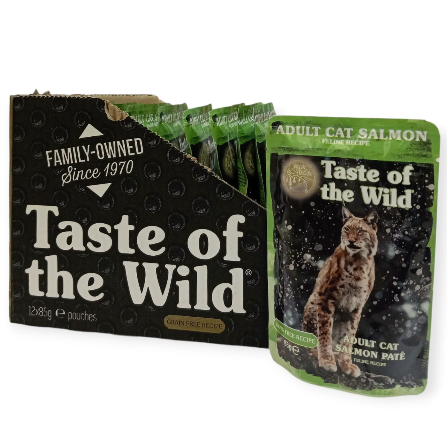 Taste of the Wild Adult Cat Salmon Patê – 12x85g