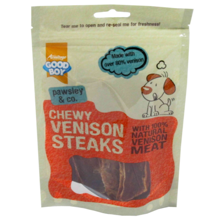 Goodboy Chewy Venison Steaks 80 g