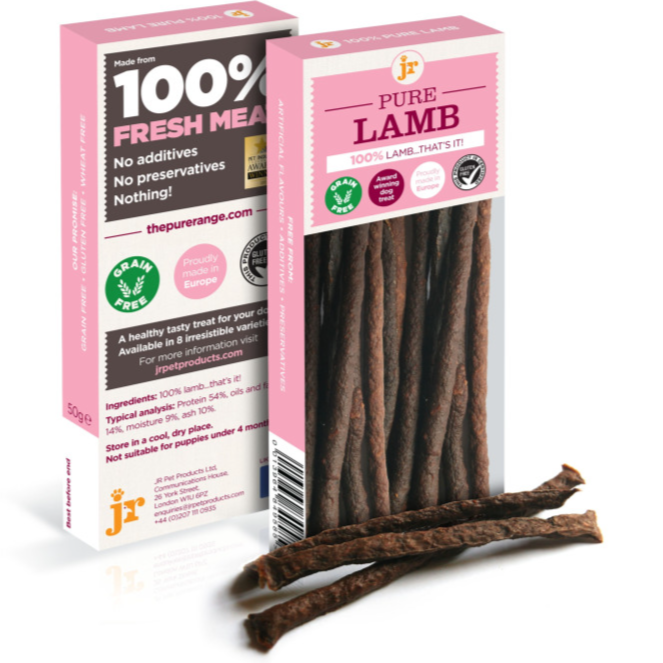 Jr Pure Lamb Sticks Dog Treats 50 g