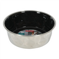 Diamonds Stainless Non-Slip Dog Bowls Black, 1.15 L