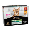 PRO PLAN STERILISED ADULT WET CAT FOOD, CHICKEN AND BEEF, MIX-FLAVOR PACK, 10X85G