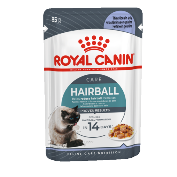 Royal Canin Hairball Care Jelly Cat Wet Food 85g Pouch