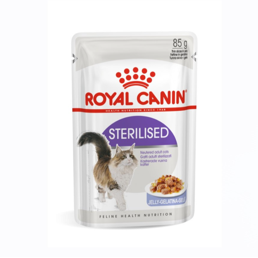 Royal Canin Sterilised Jelly Cat Wet Food 85g Pouch