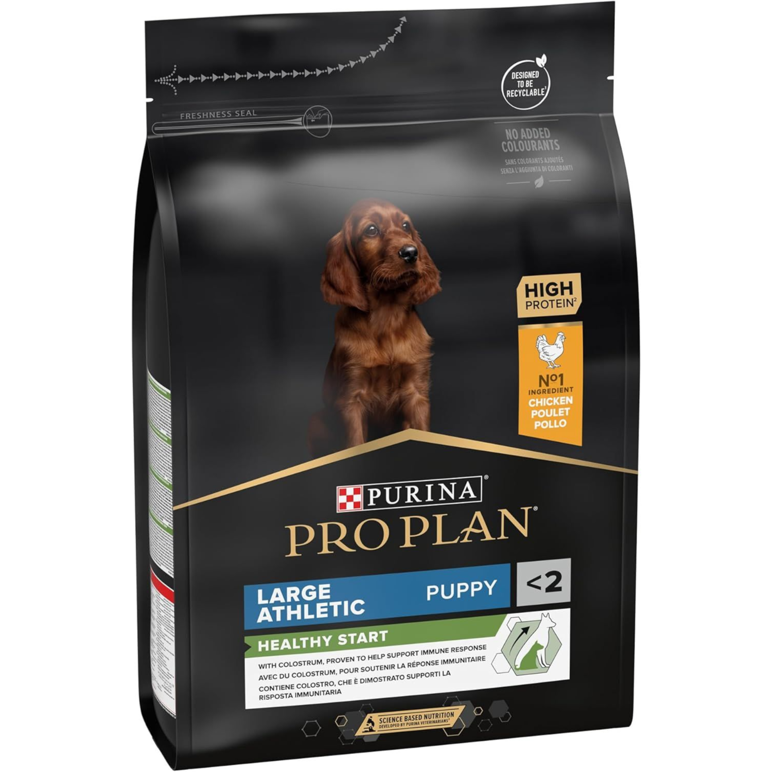 Pro Plan Healthy Start Large Athletic Puppy Dry Food with Chicken, 3kg