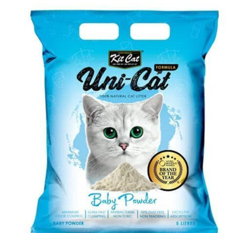 Kit Cat Ultra Clumping Cat Litter Baby Powder, 5L