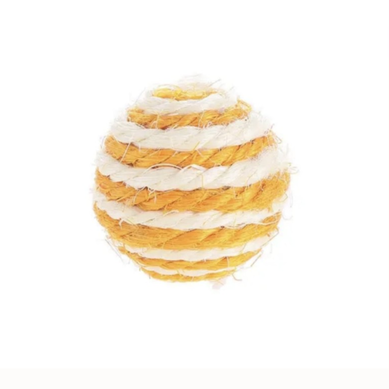 Sisal Ball Cat Toy (Orange)
