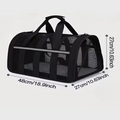 Airline Approved Pet Carrier, L48cm X W27cm X H27cm