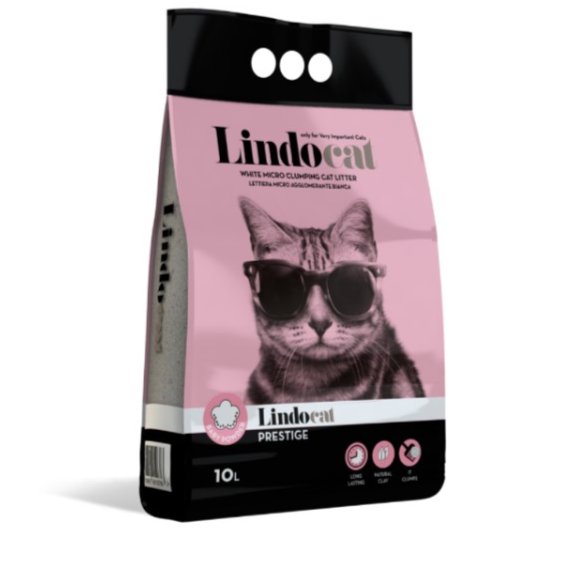 Lindocat White Bentonite Prestige - 10 L (Baby Powder Fragrance)