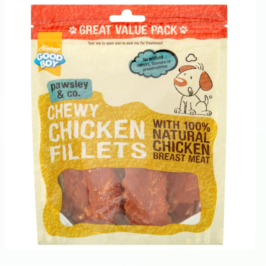 Good Boy Chewy Chicken Fillets 80g