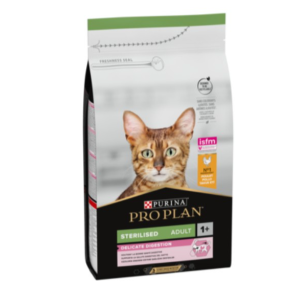 Purina Pro Plan Sterilised Adult Delicate Digestion Dry Cat Food with Chicken 1.5kg