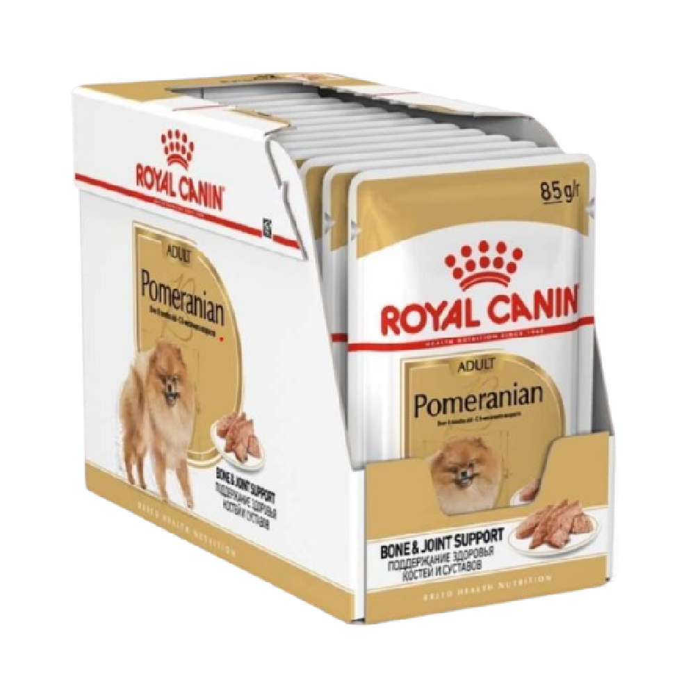 Royal Canin Pomeranian Adult Dog Wet Food 85g x 12 Pouches