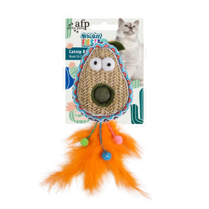 Whisker Fiesta- Catnip Ball Avocado