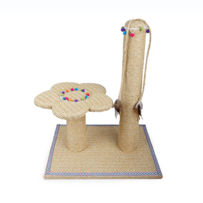 Whisker Fiasta - Flower Cat Scratching Post