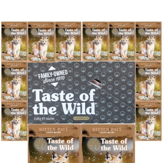 Taste of the Wild Kitten Wet Cat Food 12x85g