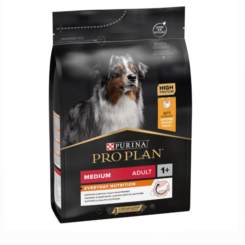 Purina Pro Plan Everyday Nutrition Medium Adult Dry Dog Food 14kg