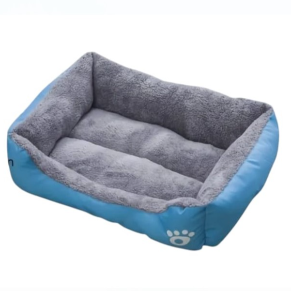 Cat and Dog Bed Blue Large