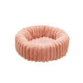 Plush Doughnut Bed for Cats and Dogs (Pink)