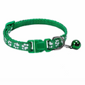 Cat Collar Size Adjustable with Bell (Green)
