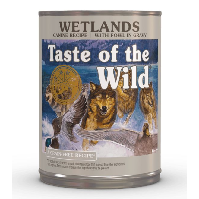 Taste of the Wild Wetlands Adult Wet Dog Food 390g