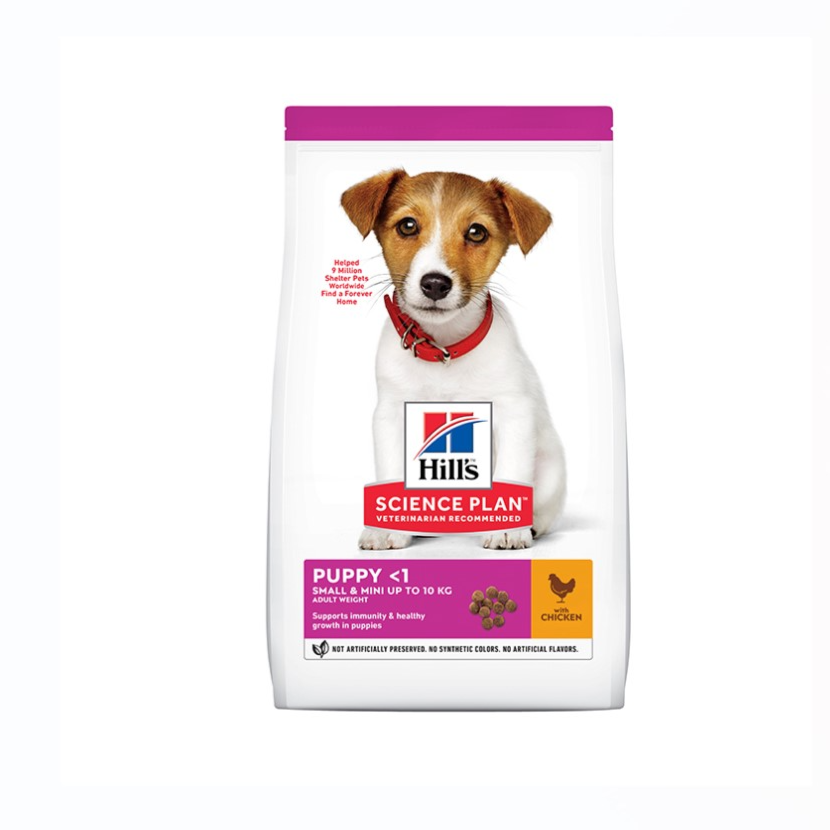 Hills Small & Mini Puppy Dry Dog Food With Chicken 1.5kg