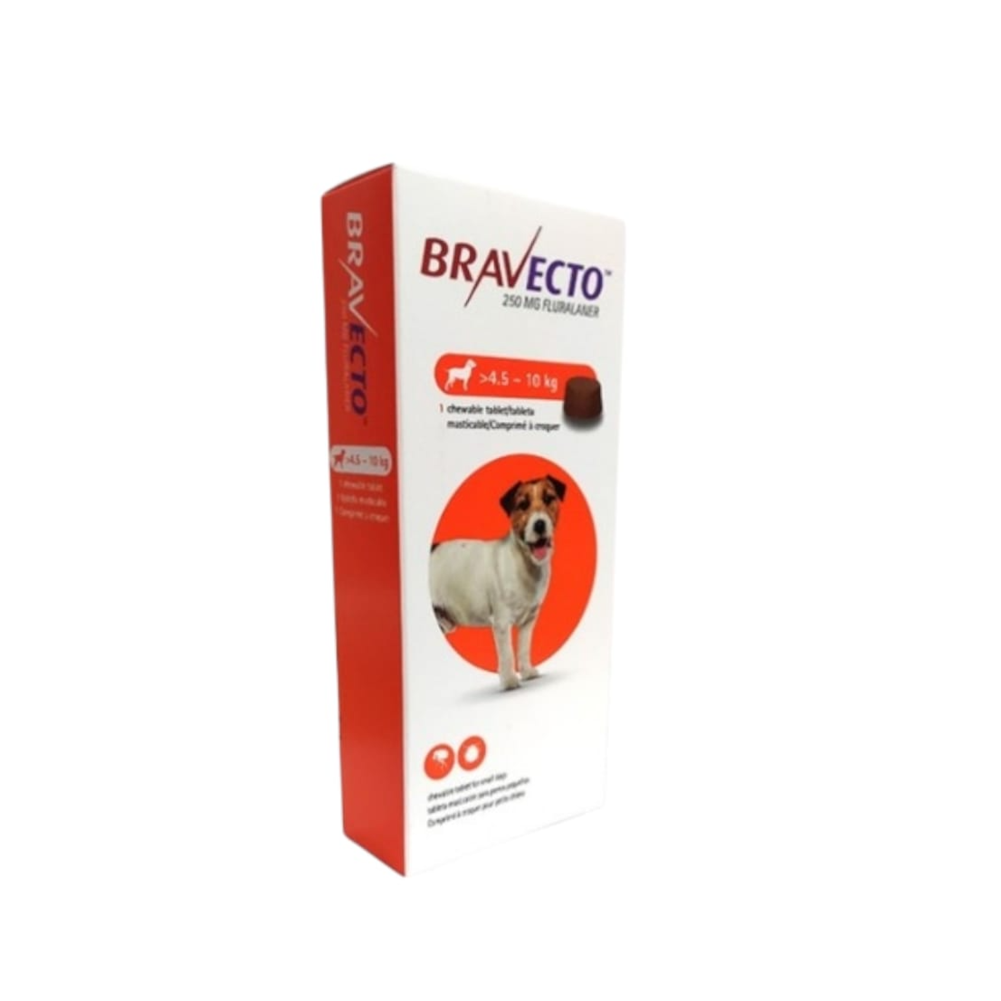 Bravecto Chew 250mg (4.5-10kg)