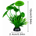 Mini Artificial Aquarium Lotus Plant