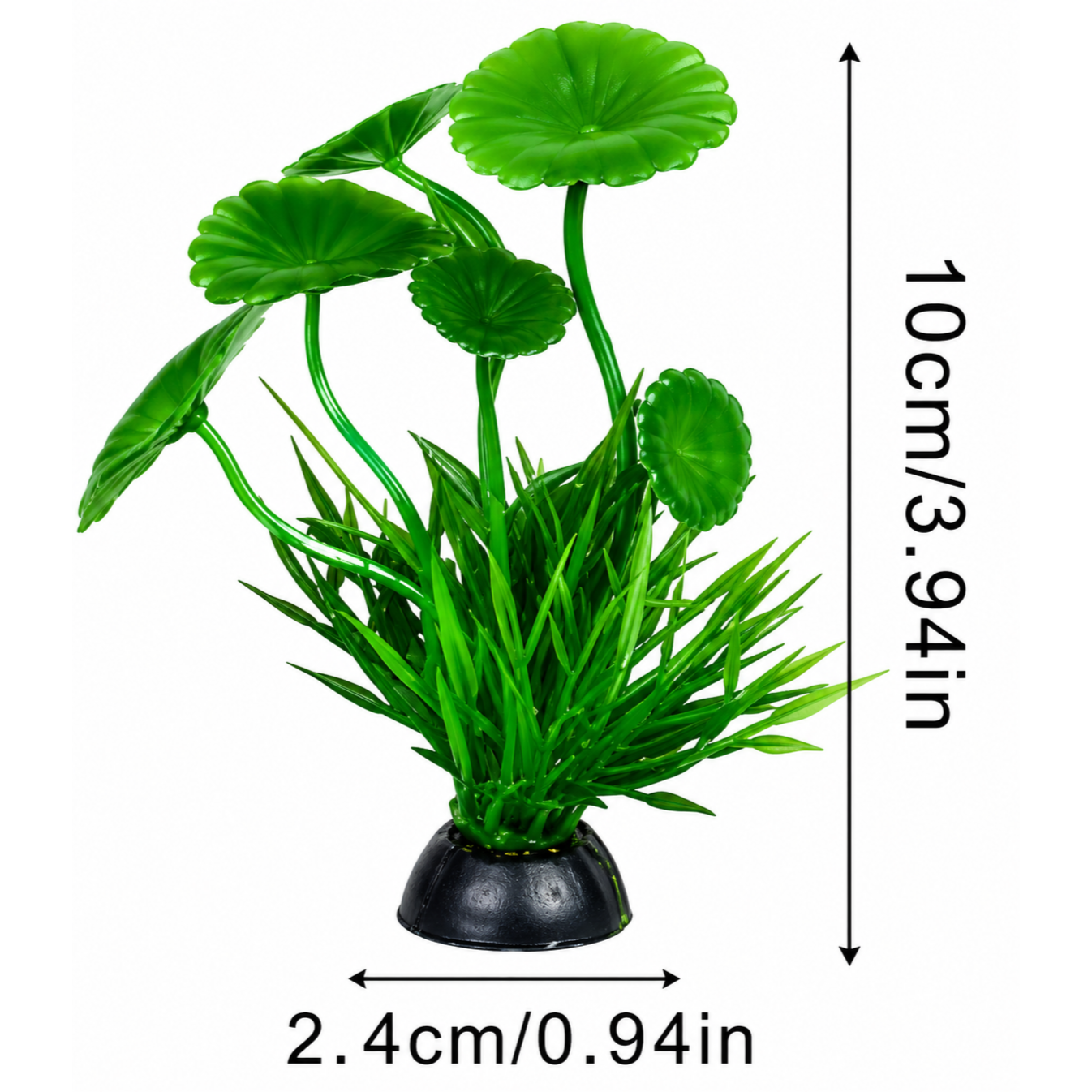 Mini Artificial Aquarium Lotus Plant