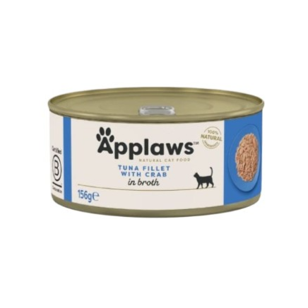 Applaws Tuna Fillet With Crab 70g