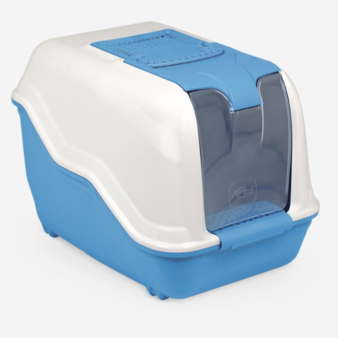 Netta Cat Litter Box Blue - 52 x 39 x 39 cm