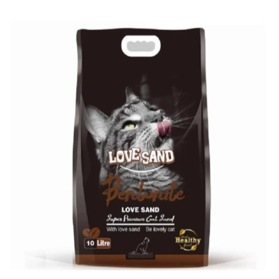 Love Sand Bentonite Coffee Fragrance Cat Liter 10 L
