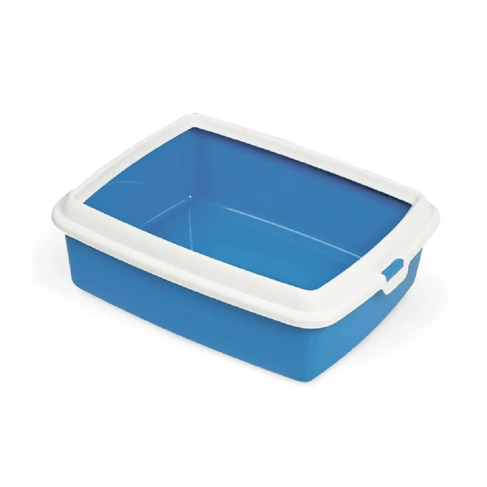Hydra Maxi Litter Tray With Frame For Cats Blue