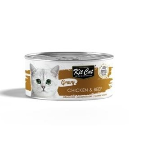 Kit cat Gravy Series Chicken & Beef 70g