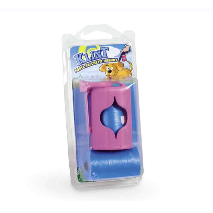 Klint Poo Bag Dispenser in Blister with 40 bags