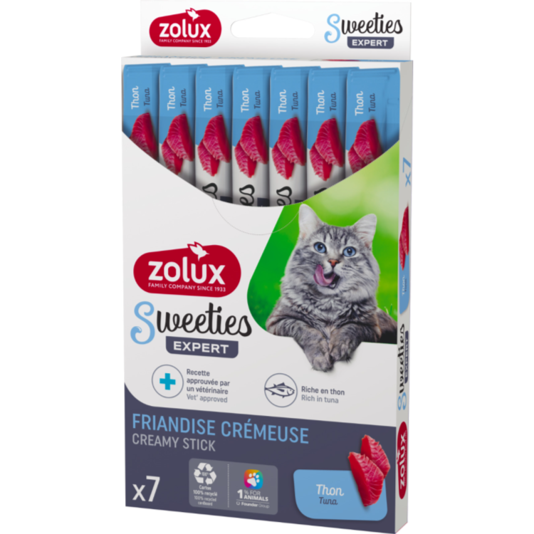 Sweeties Creamy Stick for Cats, Tuna, 7 pcs/box