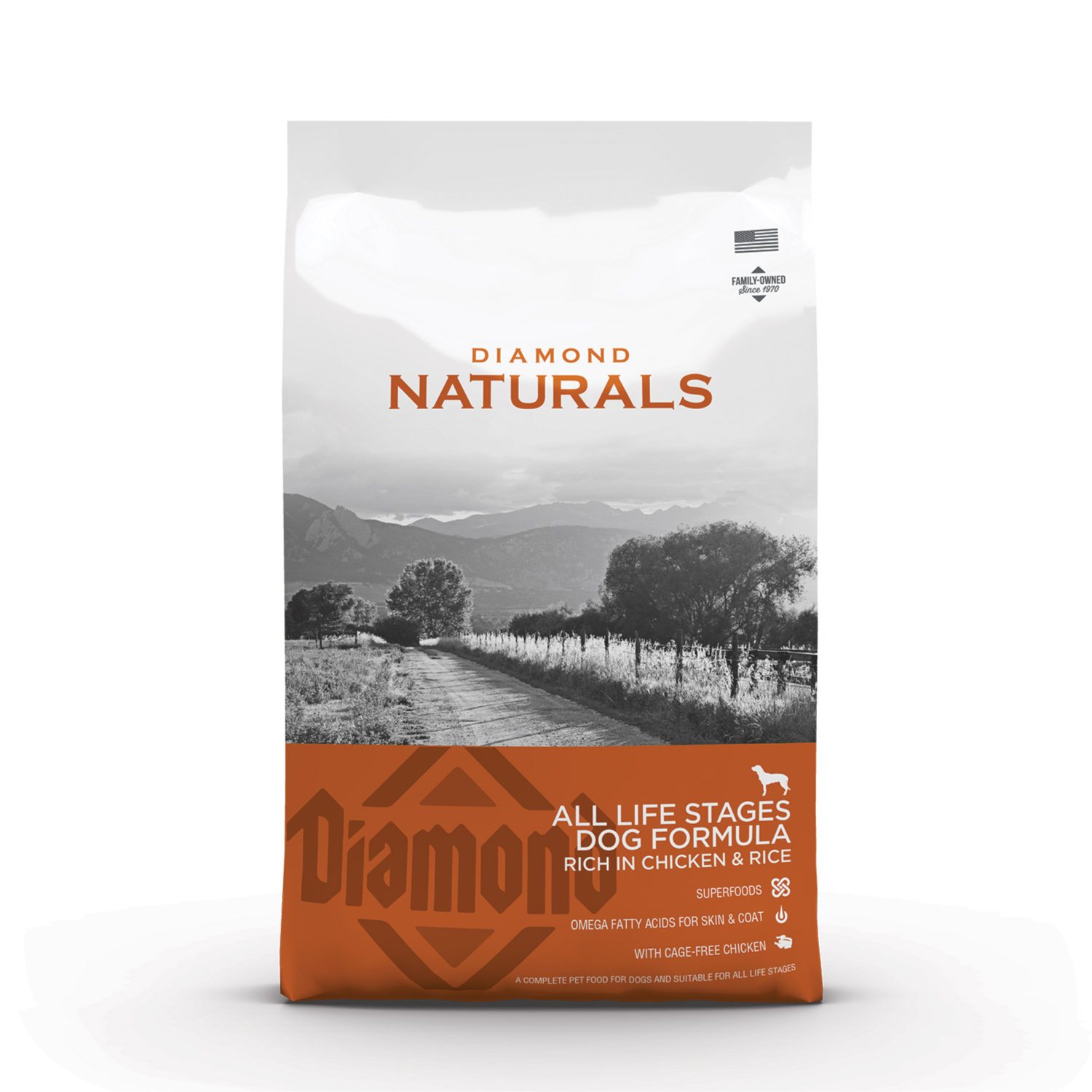 Diamond Naturals All Life stages Dog Chicken & Rice Formula 7.5kg