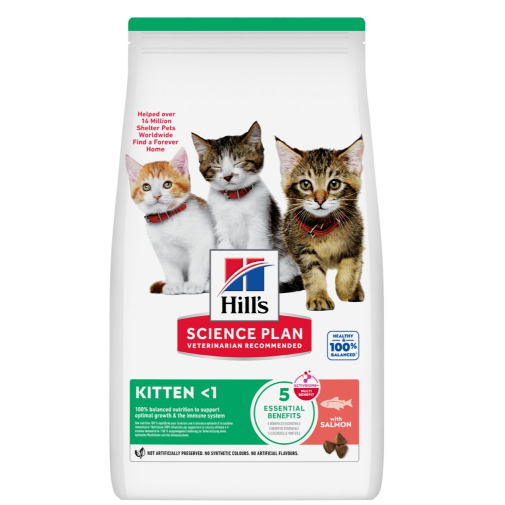 Hills Kitten Dry Food With Salmon 1.5kg