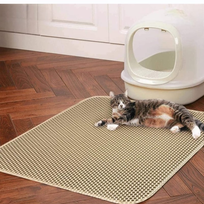 Cat Litter Mat (Light Brown)