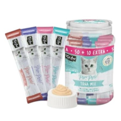 Kit Cat Pur Puree Tuna Mix 60x15g