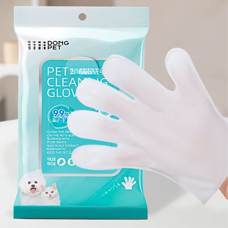 Disposable Pet Cleaning Gloves 7 pcs