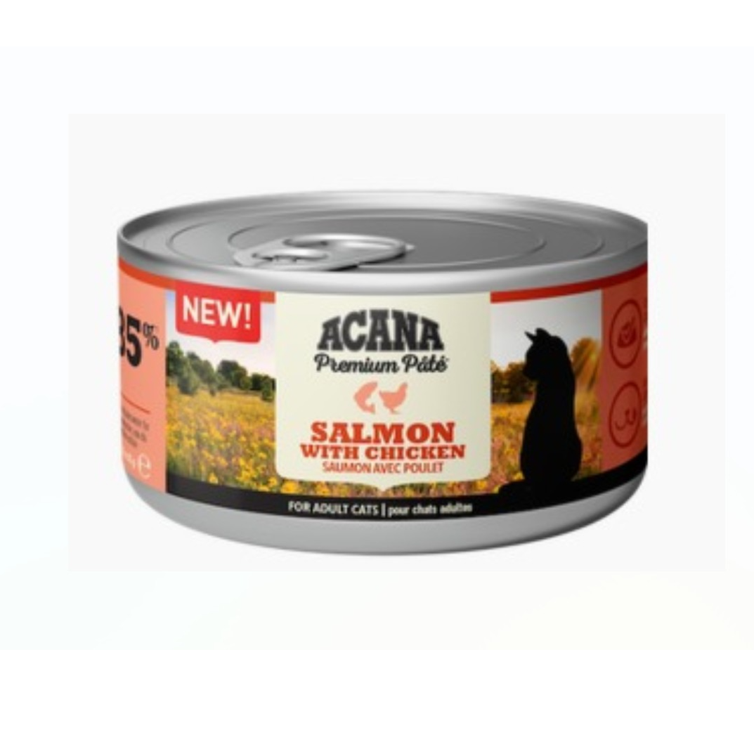 ACANA Premium Paté Salmon with Chicken for Adult Cats 85g