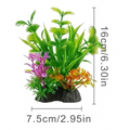 Artificial Aquarium Plant Decor Set