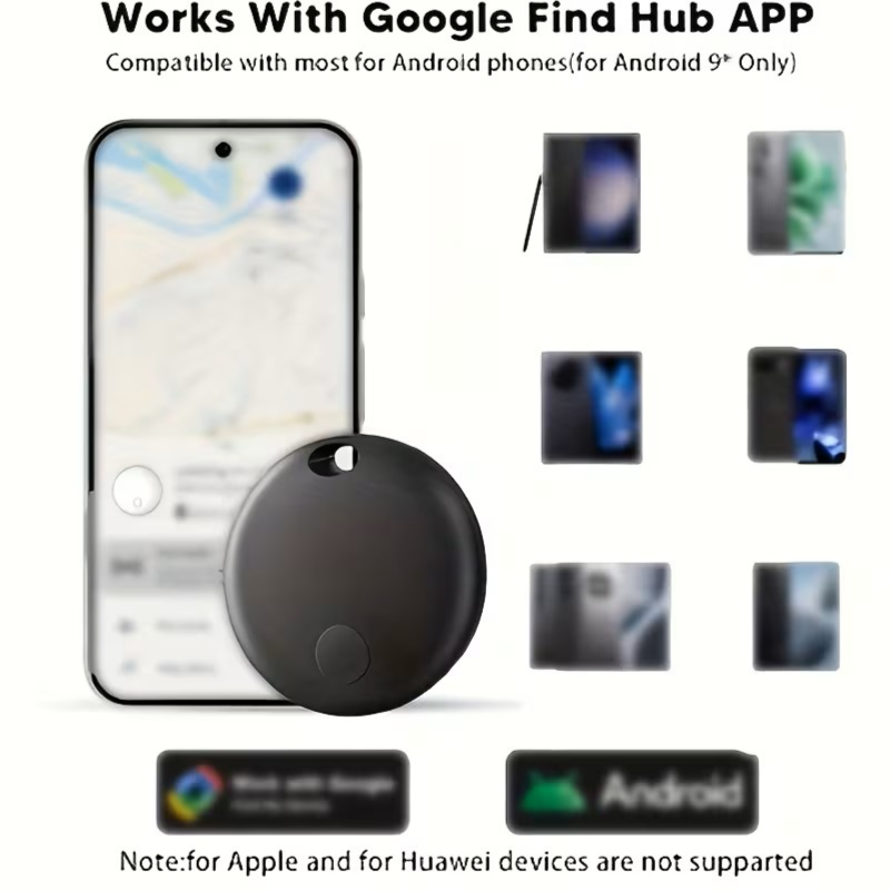 Smart Tag Air Tracker For Android, Black
